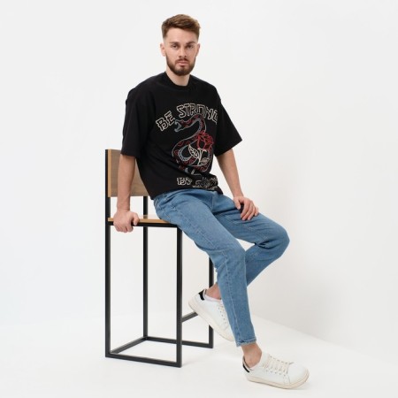 Men's T -shirt KAFTAN "BE Strong", black, p. 56-3