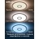 Smart Citilux lamp CL703A40G, 46.5x46.5x7.5 cm, 1x40W, LED, Gray color.