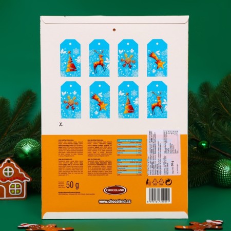 Advent calendar with mini tiles made of milk chocolate Nugeta, 50 g-3