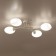 Ceiling chandelier Citilux "Florida" CL148140, 65.5x51x14.5 cm, 4x60W, E14, white color