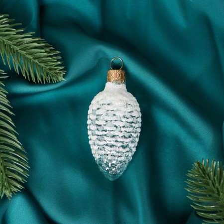 Christmas tree decoration "Bump in the snow" mix, in gift packaging, H-8cm