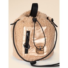 Baby bag, size 15x18 cm, beige color