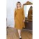 Female dress, size 56, mustard color