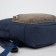 Baby backpack on lightning, external pocket, reflective strip, blue color