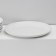 A set of plates of porcelain dining Magistro Mien, 6 objects: d = 21 cm, white color