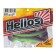 Vibro -tail Helios Shaggy Fio & Lime, 13 cm, 5 pcs. (HS-18-014)