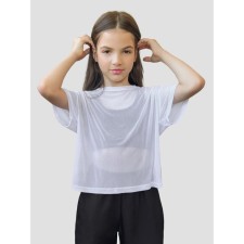 Футболка детская Amarobaby Net, рост 140 см, цвет белый