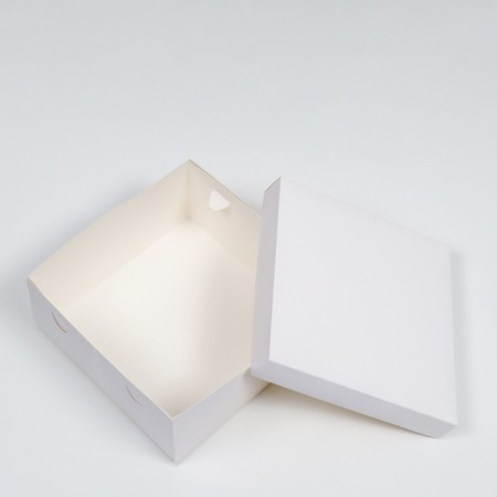 The box is folding, cover is, white, 25 x 25 x 12 cm-2