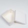 The box is folding, cover is, white, 25 x 25 x 12 cm
