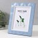 Photo frame plastic 13x18 cm "arc" blue 23.5x18.5 cm