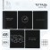 Notebook in a cage, 48 sheets A5 on the paper clip Interior Block No. 1 Mix “September 1: just black notebook” Twin Lac, Uh Lacques