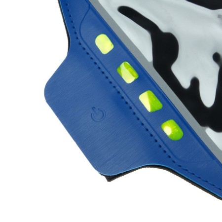 LED case for phone on the hand SY-AA14, up to 5.5 ", 1 x CR2032, blue-5