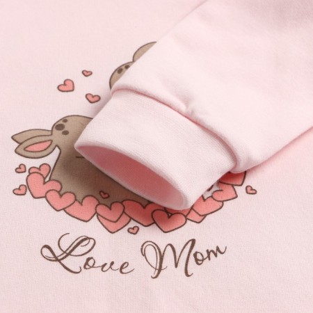 Baby turtleneck, pink color, height 86 cm-3