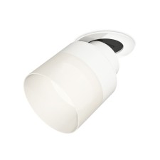 A set of a built -in rotary lamp with acrylic Ambrella Light, Techno, XM8101521, white sand color