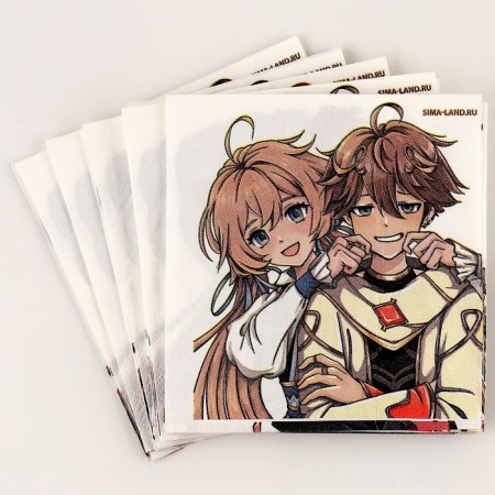 Paper napkins 25*25cm "Genshin" (set 20 pcs)-2