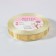 Capricon tape with “heart” embossed, 15 mm, 23 ± 1 m, beige/gold color