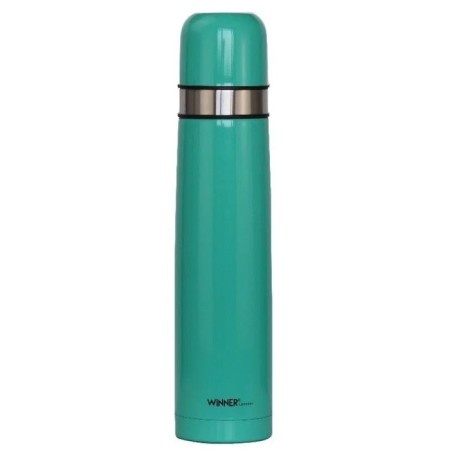 Thermos Winner WR-8227, metal, for hot and cold drinks, 1 liter