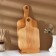 A set of cutting boards on a stand 2 pcs: 38 × 18, 28 × 18 cm, saturated with mineral oil, birch