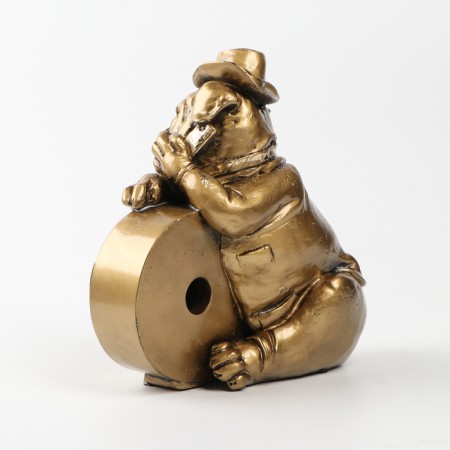 Table fireplace watches "Bulldog" 18x10x16.5 cm-2
