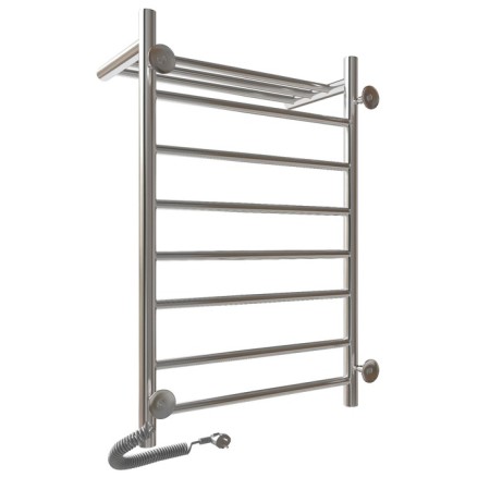 The electric heated towel -heated “Sanprise” Aurora P8, 500x800 mm, with a shelf, right, chrome-6
