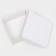 The box is folding, the lid is, white, 12 x 12 x 5 cm
