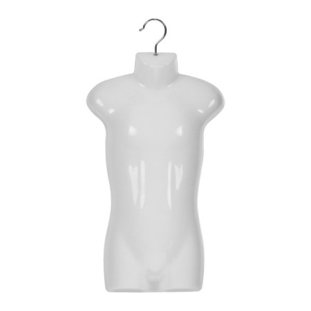 Children's mannequin, bust with hook, 30 × 5.5 × 50 cm, white color-1