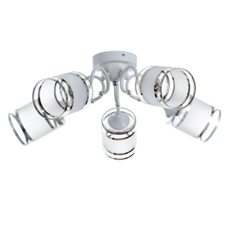 Emma chandelier 5he27 40w is white 51x51x25cm Bayerlux