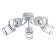 Emma chandelier 5he27 40w is white 51x51x25cm Bayerlux