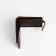 Male purse on a magnet, department for bills, for maps, for coins, brown color