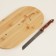 Metal breadstone with a bamboo lid SL Home “CACE”, 2 items: Bread 36 × 20 × 15.5 cm, knife length 28.3 cm