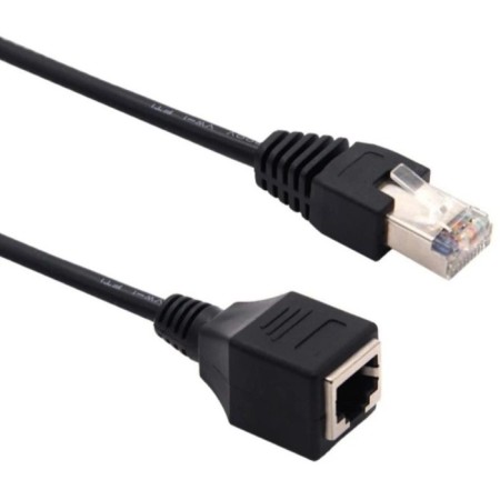 Buro Bu-C5ExtND-1M-B UTP CAT5E Solid 1m Black RJ-45 (M) -RJ-45 (F)-1
