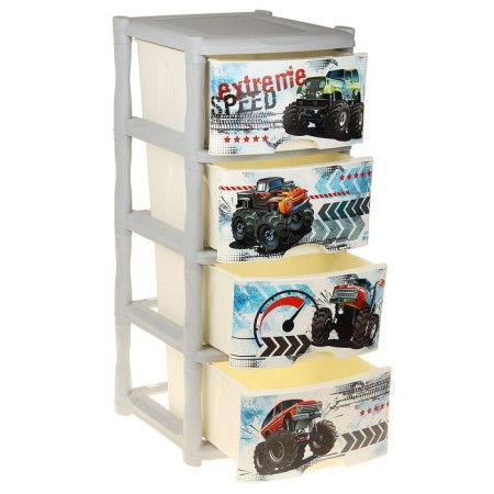 Children's chest of drawers "Super Cut", 4 boxes-1