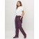 Ski-loving pants, size 50, dark purple color