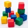 A set of colored cubes, 12 pieces, 12 x 12 cm