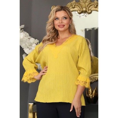 Female jumper, size 48, yellow color-14