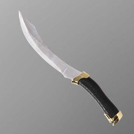 Souvenir product Knife Turkish concentrated, gold trim-1