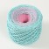Cotton cord 3 mm 220m/240 ± 5 g gradient (mint/pink)
