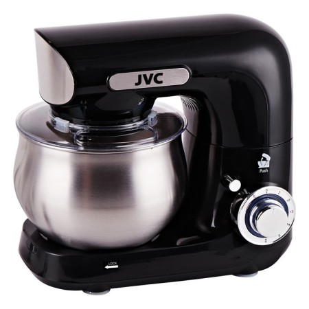 Mixer JVC JK-MX401, Planetarny, 1300 W, 4 L, 6 speeds, 3 nozzles, black