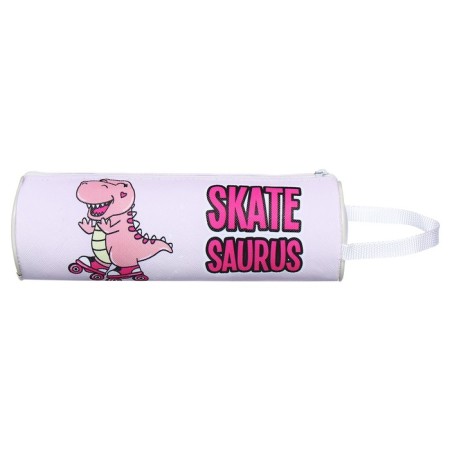 School Penal Tobus on the zipper "Dinosaurus" Calligrata, pink-2