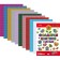 Foamiran colored, A4, 2 mm set, Davente, 10 sheets x 10 colors, with sparkles