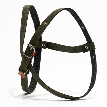 Sleaner harness on the felt multi-sized, 2.5 cm, Osh 40-60 cm, og 40-60 cm, dark green-1
