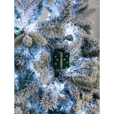 Artificial spruce Green Trees Baroque, premium, snowy, with lighting, 180 cm-8