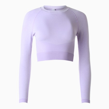 TOP with a long sleeve Minaku: Sportly; Color violet rrh r l-6