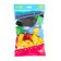 Air ball 12 "Birthday", festive theme, pastel, set of 50 pcs., Mix