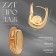 Earrings Metal "Chord" Lira, wave, color gold