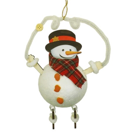 Set for creativity - Create the Christmas tree decoration "Snowman on the wire"
