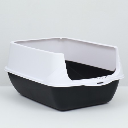 Domik toilet 35 x 50 x 35 cm, white-black-4