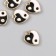 Decor for creativity metal, enamel "Heart Yin-Yang" gold 0.3x1.4x1.6 cm