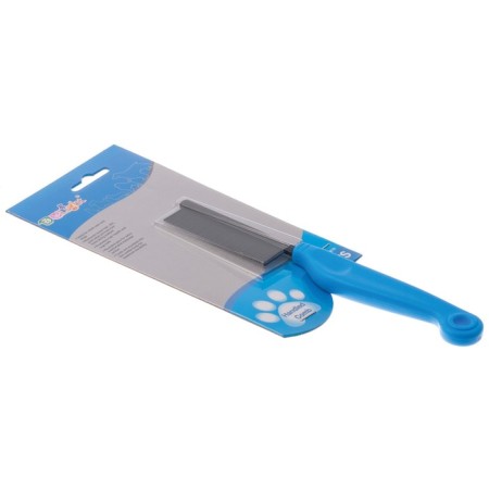 Delight antistatic comb, 58 teeth 18 mm, plastic pen, black and blue-5