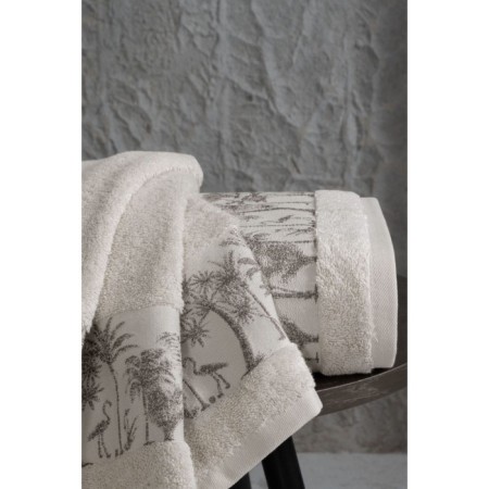 Arya Home Palm towel, 550 g, size 50x90 cm, powder color-3